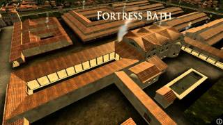 Animation of ancient Roman Fort in Caerleon Wales [upl. by Llerad903]