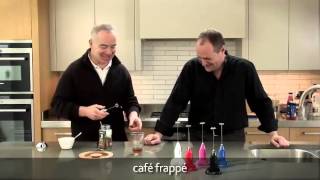 How to make a frappé coffee using an aerolatte milk frother [upl. by Gal]