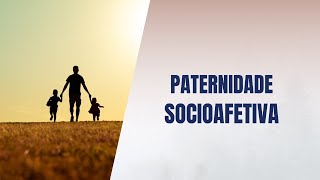 Paternidade socioafetiva [upl. by Ayoj269]