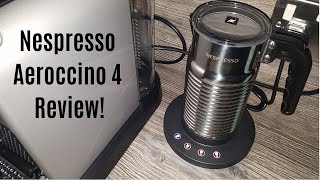 Nespresso Aeroccino 4 Milk Frother Review  Worth upgrading from the Aeroccino 3 [upl. by Anitnauq]