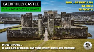 Caerphilly Castle  The Largest in Wales 2nd in Britain [upl. by Euqinoj]