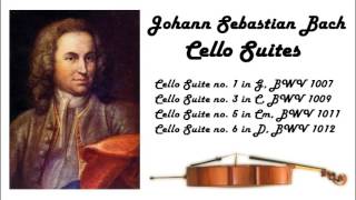 Johann Sebastian Bach  Cello suites in 432 Hz great for reading or studying [upl. by Elise]